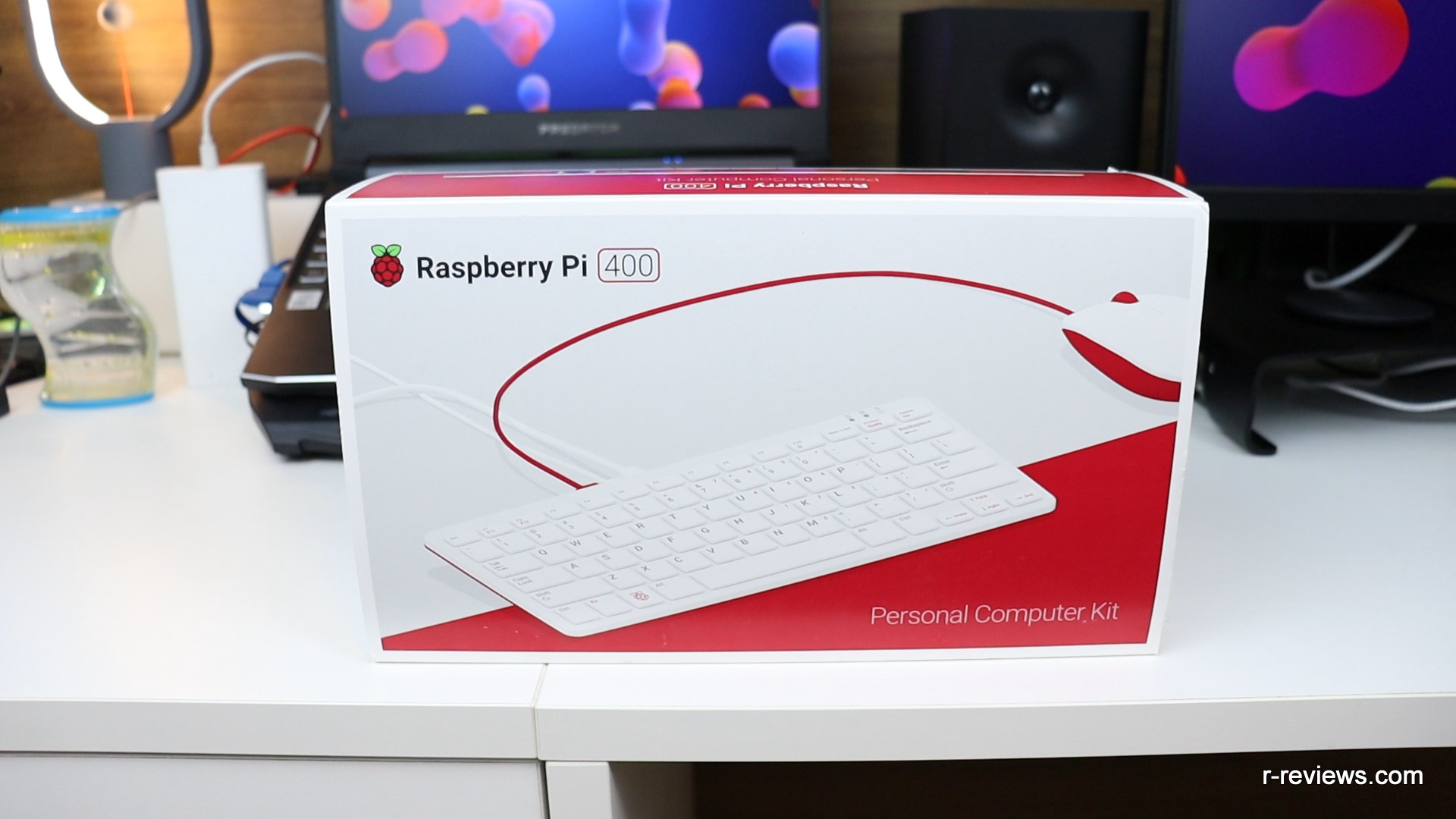 Raspberry Pi 400 Personal Computer Keyboard -US layout (Unit Only)- with  4GB RAM